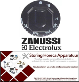 119111612 - Knop gasthermostaat t.max. 290°C ø 70mm as ø Electrolux, Zanussi