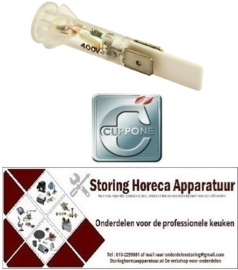 VE93637.035 - Signaallamp ø 10mm transparant 400 Volt​  voor pizzaoven CUPPONE