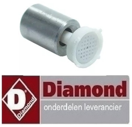 257361462 -Container filter met gewicht RVS slang ø 4x6mm voor vaatwasser DIAMOND 04d6/s