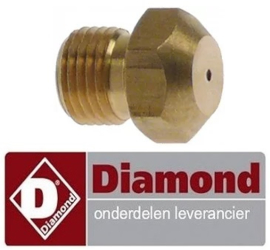 201100402 - Gasinspuiter voor flessengas friteuse DIAMOND F15-15G/M