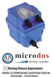 61240361780 - Vaatwasdoseerapparaat MICRODOS zonder sturing 1,5l/h 230 VAC wasmiddel slang ø 4x6mm slang Santoprene