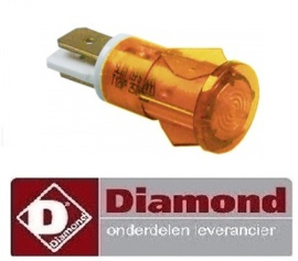 580A08003 - ORANJE SIGNAALLAMPJE DIAMOND VLS1/R