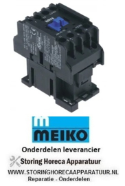 403380224 -Relais AC1 25A 230VAC (AC3/400V) 17A/7,5kW hoofdcontact 3NO hulpcontact 1NO Meiko