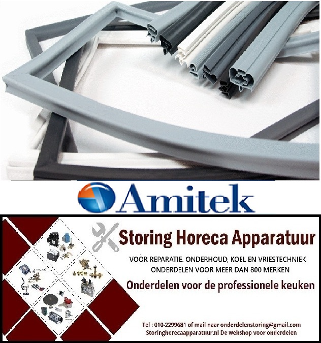 446R00058 - Koeldeurrubber B 460mm L 595mm steekmaat AMITEK