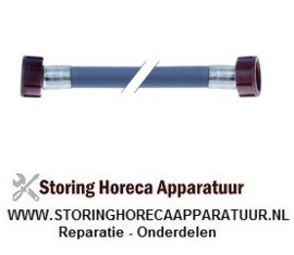 541520631 - Toevoerwaterslang PVC recht-recht DN13 aansluitingen 3/4" L 1500mm werkdruk 10bar