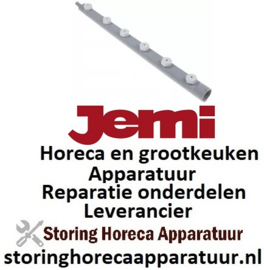 595524528 - Wasarm L 570mm sproeiers 6 inbouw ø 32mm inbouwpositie boven/onder H 44mm B 37mm JEMI