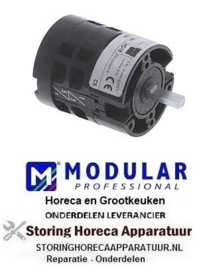 304300329 -Draaischakelaar 3 1-0-2 drukknop contactset 4 type HD16 600V 16A as vierkant Modular