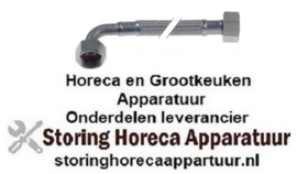 295520584 - Toevoer waterslang flexibeleslang RVS recht-haaks DN12 aansluiting 1: 3/4" aansluiting 2: 3/4" L 2000mm