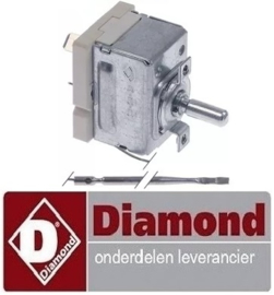 259A06032 - Thermostaat instelbereik 30-280°C 1-polig  voor bakplaat DIAMOND FTE