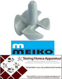 374501203 - Wervelinzet  sproeier binnenschijf H 13mm ø 14,5mm 4mm voor vaatwasser MEIKO
