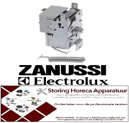 280390277 -Thermostaat RANCO type K22L3020 voeler ø 9mm voeler L 40mm capillaire 1600mm  ELECTROLUX