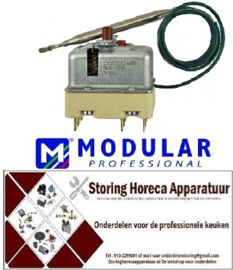 VE123390920 -Maximaalthermostaat uitschakeltemp. 140°C 3-polig 20A voeler ø 6mm voeler L 173mm pijp ø 830mm  Modular