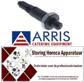 339100009 - Piëzo-ontsteker behuizing kunststof drukkend inbouw ø 18mm ARRIS