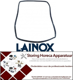 327771127 - Ovendeurrubber B 400mm L 550mm 4-zijdig met 6 bevestigingshaken LAINOX