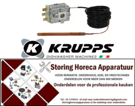 413375992 - Thermostaat t.max. 90°C instelbereik 0-90°C 1-polig 1CO 15A voeler ø 6,5mm voeler L 100mm KRUPPS