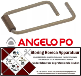 978514390 - Veer voor deurgreep ø 6mm L 54mm B 27,5mm ANGELO-PO