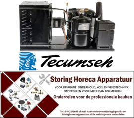 9093058089 - Koel aggregaat Tecumseh 400V 50Hz koelmiddel R452/R404 HMBP cilinderinhoud 18,3cm³ 1HP