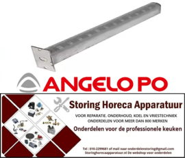 171104136 - Brander staafbrander B 28mm - H 42mm - L 335mm flens B 35mm flens L 80mm kookketel