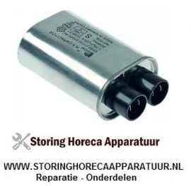 365184 - HV-kondensator voor magnetron 1,1µF type CH85-21110 2100V 50/60Hz dubbel