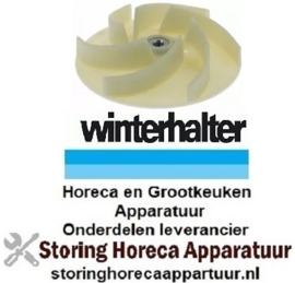 157510604  - Pompschoep  ø 118mm H 34mm M8R rotatierichting links voor waspomp vaatwasser WINTERHALTER