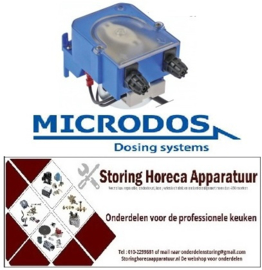 567361000 - Doseerapparaat MICRODOS tijdsturing 3l/h 230 VAC wasmiddel slang ø 4x6mm slang Santoprene