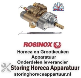 153101076 -Gasthermostaat PEL type 24ST 120-320°C gasingang M20x1,5 (pijp ø 12mm) ROSINOX