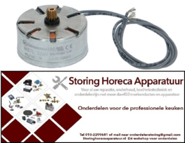 130360131 - Motor CDC tandwiel ø 5,4mm tanden 12 230V draairichting links motor ø 37mm - M37LN motortype