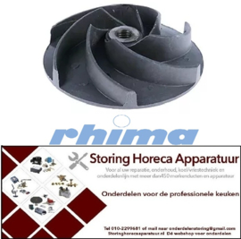 266521277 - Pompschoep ø 135mm H 39mm pomptype Fir 2275 - 3,7PS draad M14x2L voor vaatwasser RHIMA