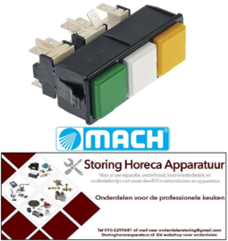 245348018 -Schakelaarcombinatie inbouwmaat 28,5x77,5mm Vaatwasser Mach