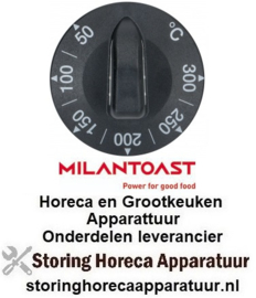 10316351 - Milan Toast contact grill knop thermostaat 50-300°C