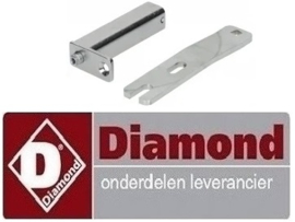 36442001026 - Scharnier inbouwpositie links onder voor koelwerkbank DIAMOND DT178