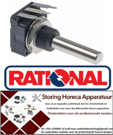 253403719 -  Potentiometeras ø 6x4,6mm as L 23mm RATIONAL