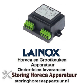 261401339 -Transformator primair 220/240V secundair 8/12V 6VA secundair 0,3/0,2A aansluiting schroefaansluiting LAINOX