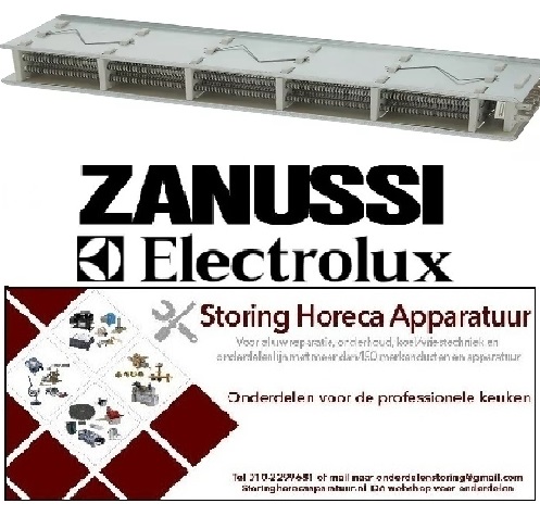 127702453 - Verwarmingblok 4500W 230/400V L 360mm H 50mm D 90mm ELECTROLUX
