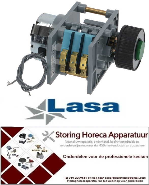 657360040 - Timer 9003F kamers 3 looptijd 6min 230 V as ø 6x4,6mm as L 21 mm CDC motoren 1