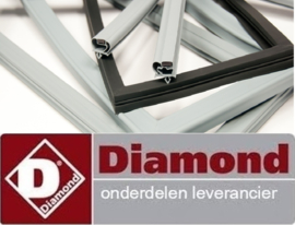 760-002109_100 - Koeldeurrubber voor flessenkoelkast DIAMOND TAVT/4G-R2