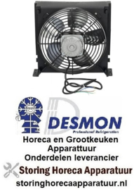 236601358 - Ventilatormotor 12W - 230V B 83mm VNT12-20/334 met behuizing 50Hz voor DESMON