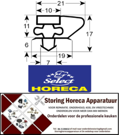763W.04049.02 - Koeldeurrubber saladette HORECA-SELECT HSA2601