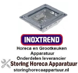 316360503 - Ovenlamp compleet 230V 25W fitting G9 rechthoekig L 70mm B 55mm INOXTREND