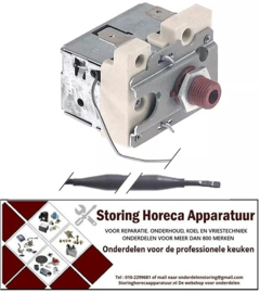 551375862  - Maximaalthermostaat uitschakeltemp. 183°C 1-polig 16A voeler ø 6mm voeler L 61mm pijp ø 1460mm