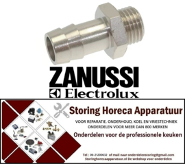 H112520201 - slangaansluiting recht draad 1/4" slang ø 12mm Electrolux