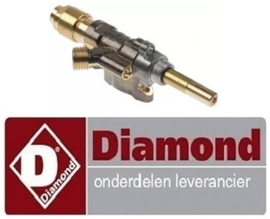 466.0.100.0030 - Gaskraan voor bakplaat DIAMOND PLANCHA