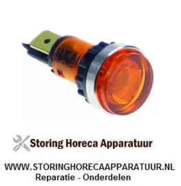 241359048 - Signaallamp ø 12mm 230V geel