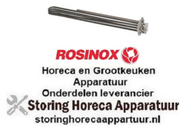 488415263 -Verwarmingselement 4500W 230V VC 3 inbouw ø 47,5mm L 375mm B 38mm H 46mm rondflens ROSINOX