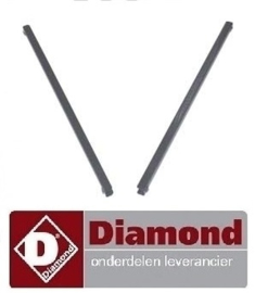 180GCL/DG - Rek geleiders  diepvriestafel DIAMOND SB2/BD