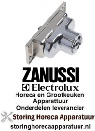 206694370 - Steun voor oven / steamer deursluiting L 124mm B 46mm draad M 10x1,5 - ELECTROLUX - ZANUSSI
