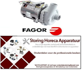120500320 -Pomp ingang ø 38mm uitgang ø 38mm type 2/123/FA30 230V 50Hz fasen 1 0,59kW 0,8PS L 235mm FAGOR
