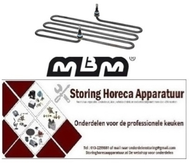 186415701 - verwarmingselement 2000W 230V voor MBM