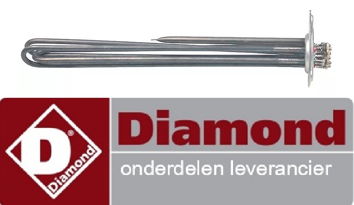 678230111 - Verwarmingselement 4900W voor boiler vaatwasser DIAMOND DC502