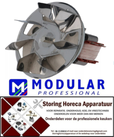 754601273 - Heteluchtventilator 220-240V 32W 50/60Hz L1 60mm L2 10mm L3 25mm L4 87mm ventilatorblad ø 155mm Modular